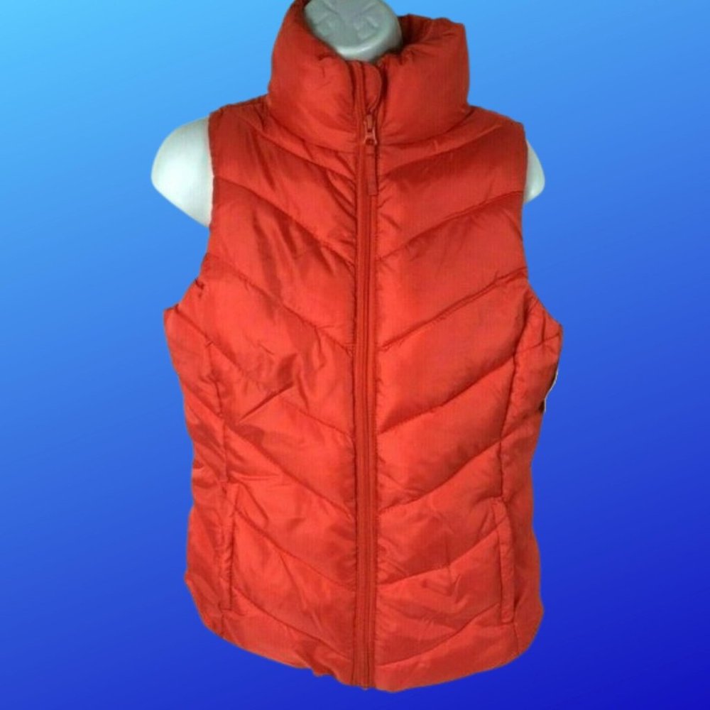 So Red Puffer Vest
